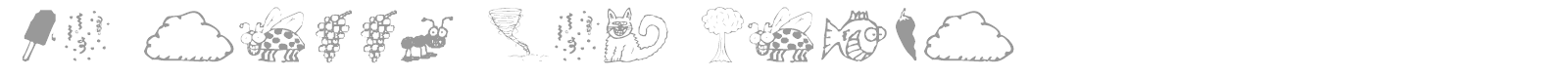 KR Silly Art font preview